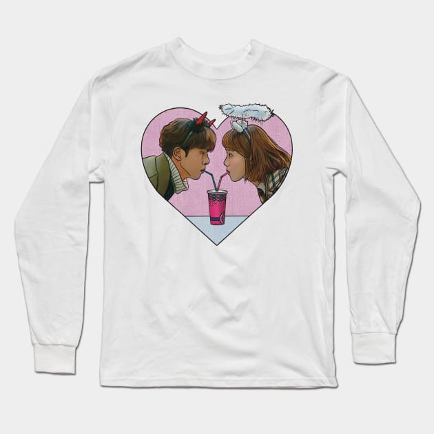 Weightlifting Fairy Kim Bok-Joo Long Sleeve T-Shirt by daniasdesigns